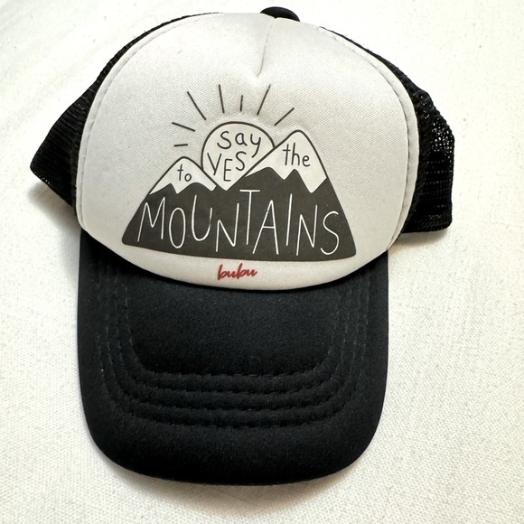 bubu Other - bubu | Infant “Say Yes to the Mountains” Trucker Hat | 12-18 months